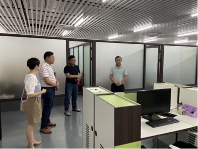 廣西大學團委書記謝能重一行蒞臨科技園考察指導，聚焦科技企業孵化器運營與管理
